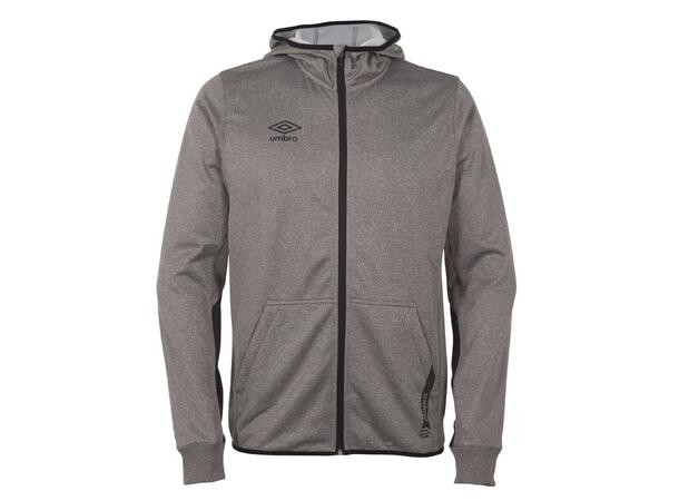 UMBRO Core Tech Hood Zip 19 Mørk grå XXL Treningsjakke med hette i polyester 